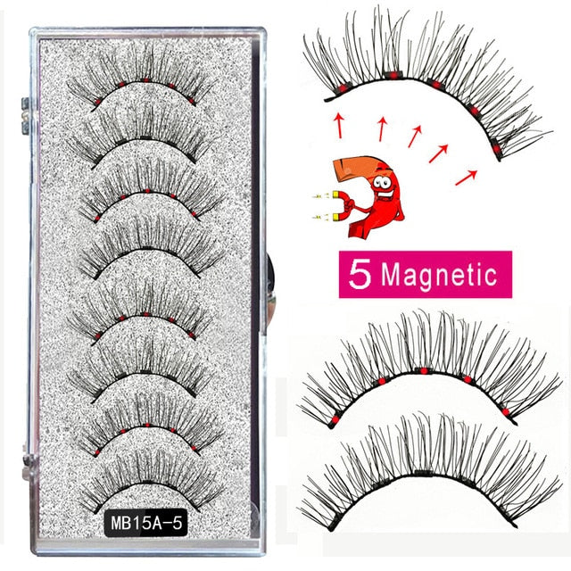 MBA 5 Magnetic Eyelashes Curler Set