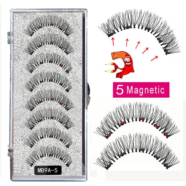 MBA 5 Magnetic Eyelashes Curler Set