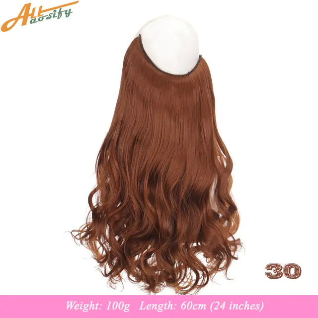 Synthetic No Clip Artificial Hair