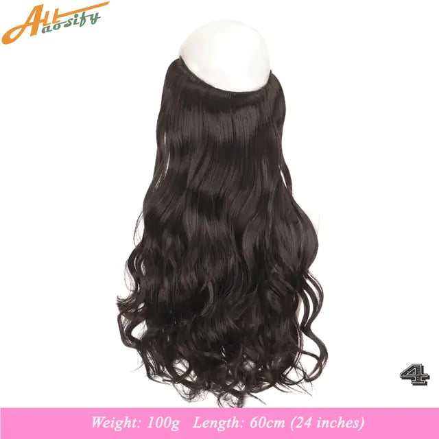 Synthetic No Clip Artificial Hair