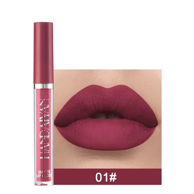 6PC Matte Velvet Lip Gloss Set