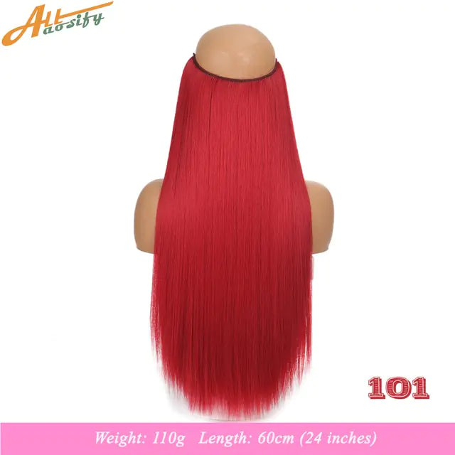 Synthetic No Clip Artificial Hair