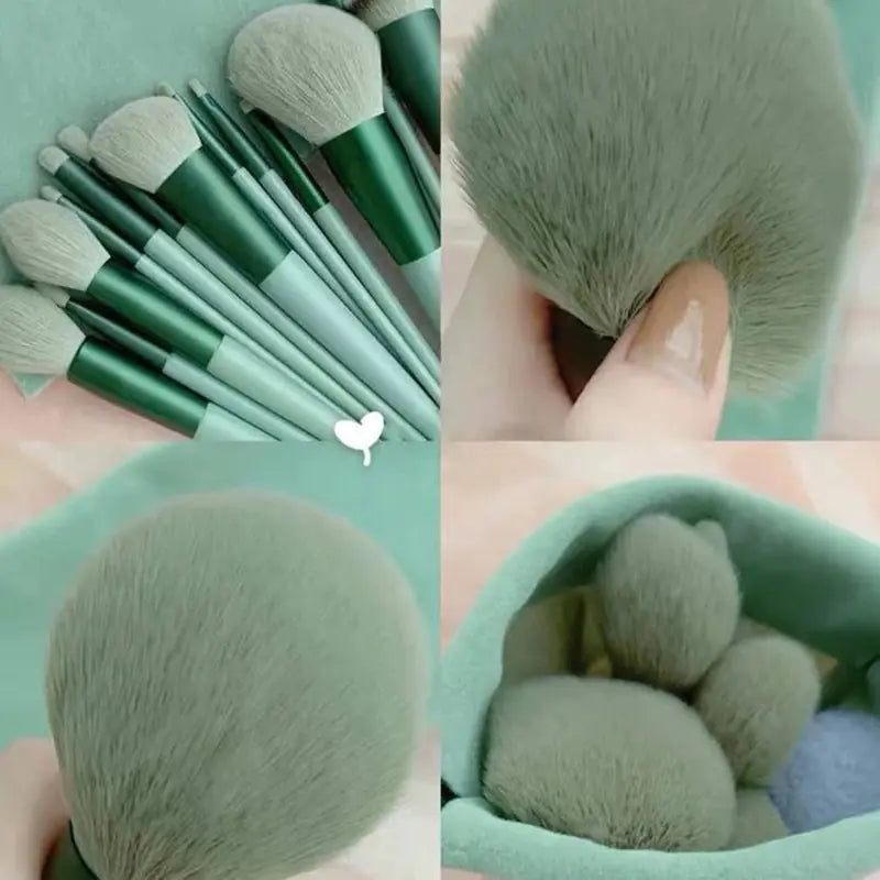 13Pcs Soft Fluffy Makeup Brushes Set